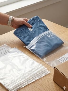 Poly Resealable Clear Packaging Bags  Professional Office Shipping Supply 10